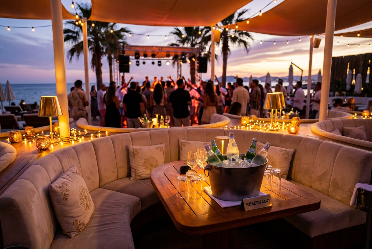 VIP-Tisch am Dancefloor